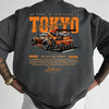T-shirt oversize con stampa grafica e lettere da uomo ATREND