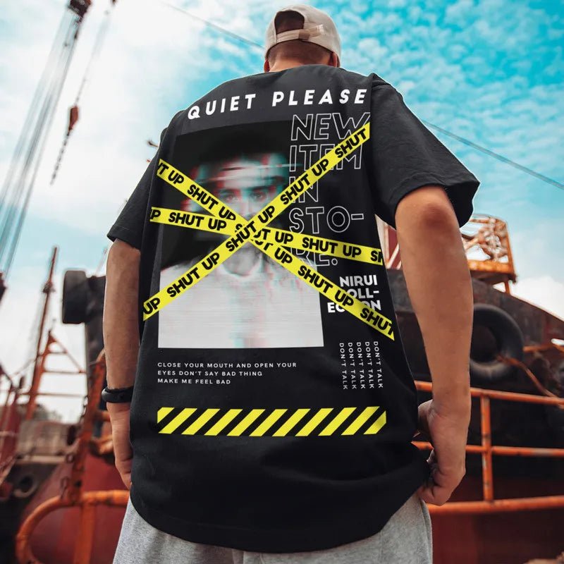 T-shirt oversize grafica da uomo ATREND