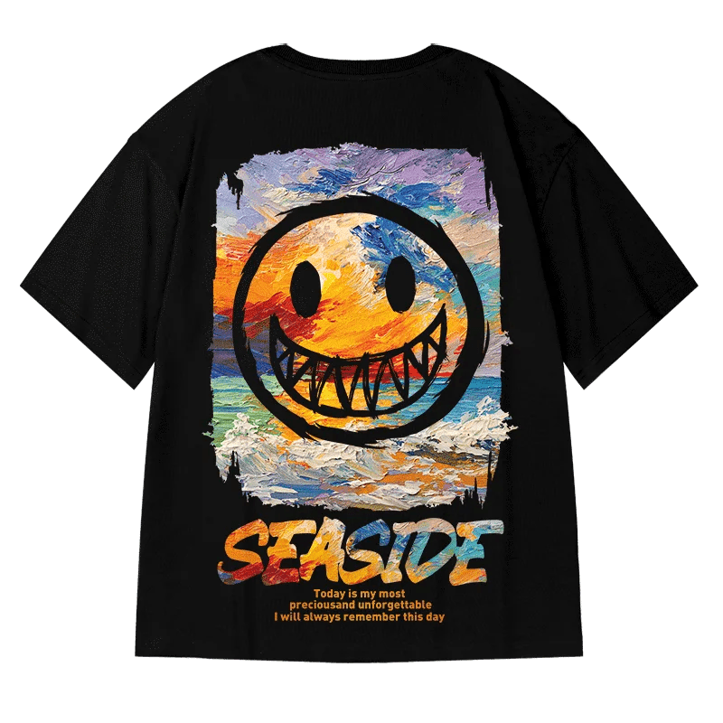 T-shirt oversize grafica da uomo ATREND