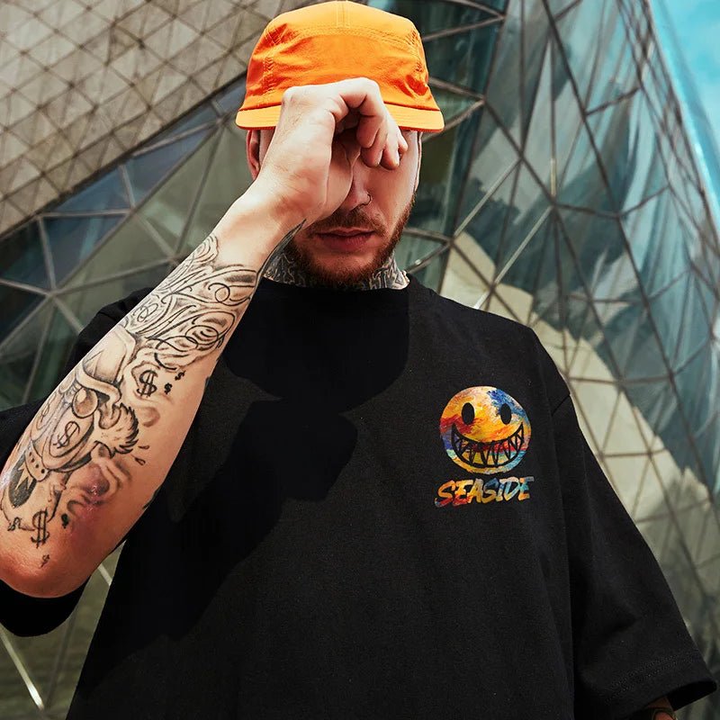 T-shirt oversize grafica da uomo ATREND