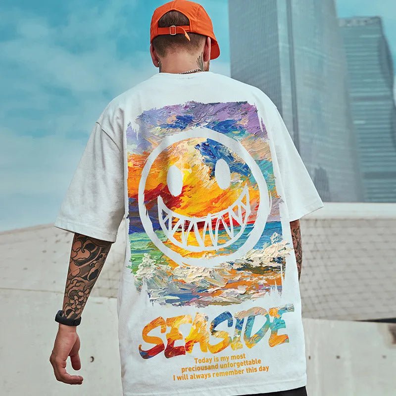 T-shirt oversize grafica da uomo ATREND