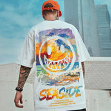 T-shirt oversize grafica da uomo ATREND