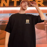 T-shirt oversize grafica in cotone da uomo ATREND