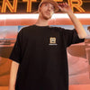 T-shirt oversize grafica in cotone da uomo ATREND