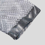 T-shirt patchwork a rete da uomo - t-shirt ATREND
