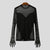 T-shirt patchwork con brillantini e guanti incorporati da uomo ATREND