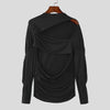 T-shirt scavata a maniche lunghe da uomo ATREND