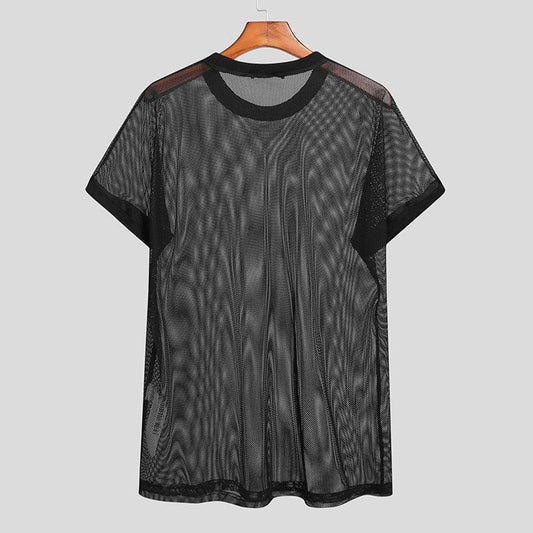 T - shirt trasparente a maniche corte da uomo ATREND