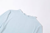 T-shirt trasparente casual a maniche lunghe - t-shirt ATREND