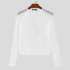 T-shirt trasparente in rete da uomo ATREND