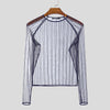 T-shirt trasparente in rete da uomo ATREND