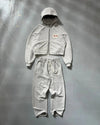 Tuta Oversize in cotone tinta unita felpa con cappuccio e pantaloni da uomo ATREND