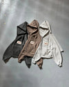Tuta Oversize in cotone tinta unita felpa con cappuccio e pantaloni da uomo ATREND