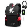 Zaino Lil Peep Anime per laptop con caricabatterie usb unisex ATREND