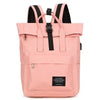 Zaino unisex con usb laterale per laptop in nylon apertura con cerniera ATREND