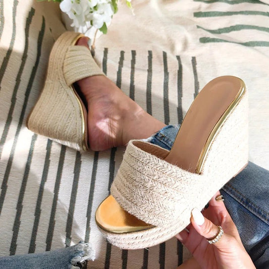 Zeppe alte casual in tessuto da donna - zeppe ATREND