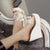 Zeppe alte con fiori da donna ATREND