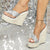 Zeppe alte in tessuto da donna ATREND