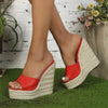 Zeppe alte in tessuto da donna ATREND