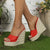 Zeppe alte in tessuto da donna ATREND