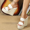 Zeppe altein tessuto glitterate da donna ATREND