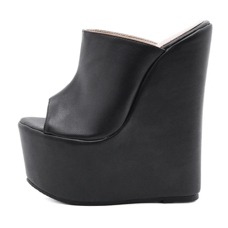 Zeppe casual alte aperte da donna - zeppe ATREND
