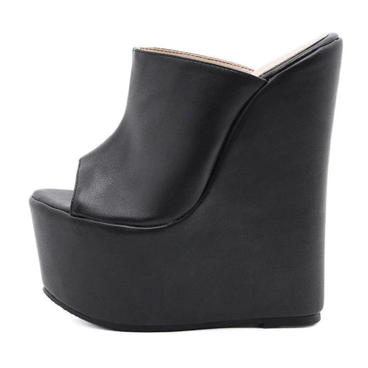 Zeppe casual alte aperte da donna - zeppe ATREND