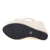 Zeppe casual con fasce intrecciate in pelle PU con plateau in tela da donna ATREND
