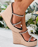 Zeppe con cristalli & strass da donna - zeppe ATREND