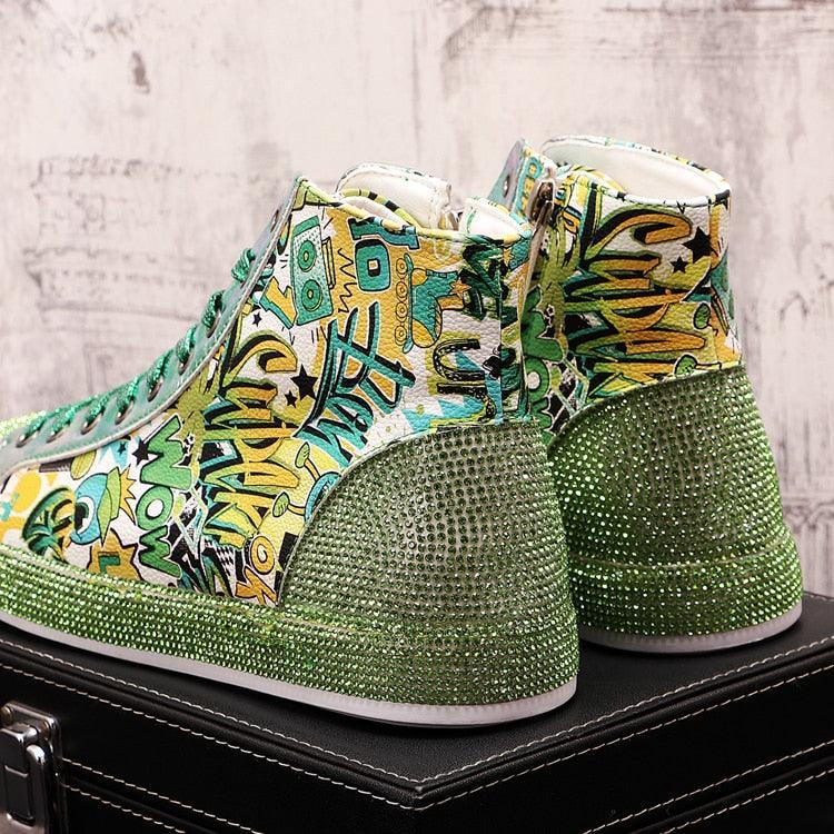 Sneakers stampata board diamond da uomo - Sneakers ATREND
